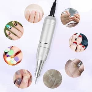 VOLTIX Profi Nagelfräser - 35.000 U/min, Mit Fußpedal, Für Maniküre & Pediküre Zu Hause (inkl. Bits)
