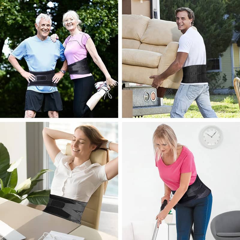Thermo Rückenstützgürtel Ceinture De Soutien Lombaire Noire - Soulagement Dos Et Posture