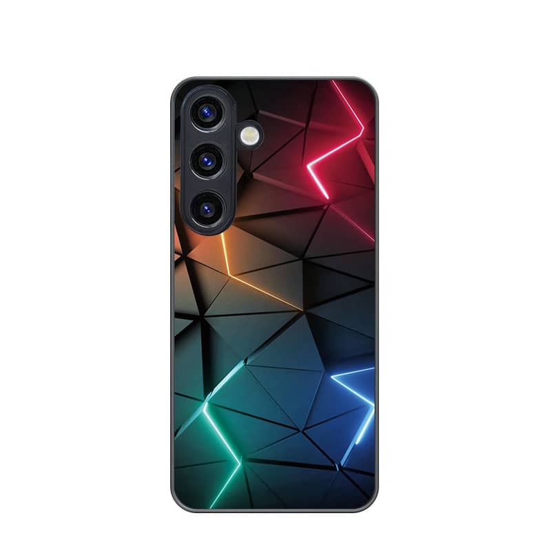 Galaxy A56 Hybrid Hlle mit LED Acryl Rckseite