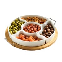 6-tlg. Set Keramik Servier Schalen Snack Schlchen