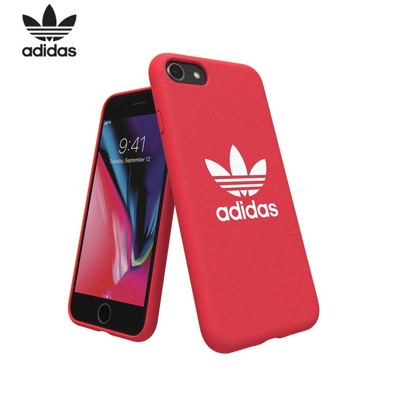Adidas Iphone Se 8 7 6s Moulded Case Stoff Hulle Rot