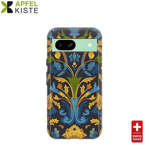 CARLOCA Hülle Für Google Pixel 8A – Lustige Katze Mit Sonnenblumen, Stoßfest & Kratzfest, TPU & Polycarbonat