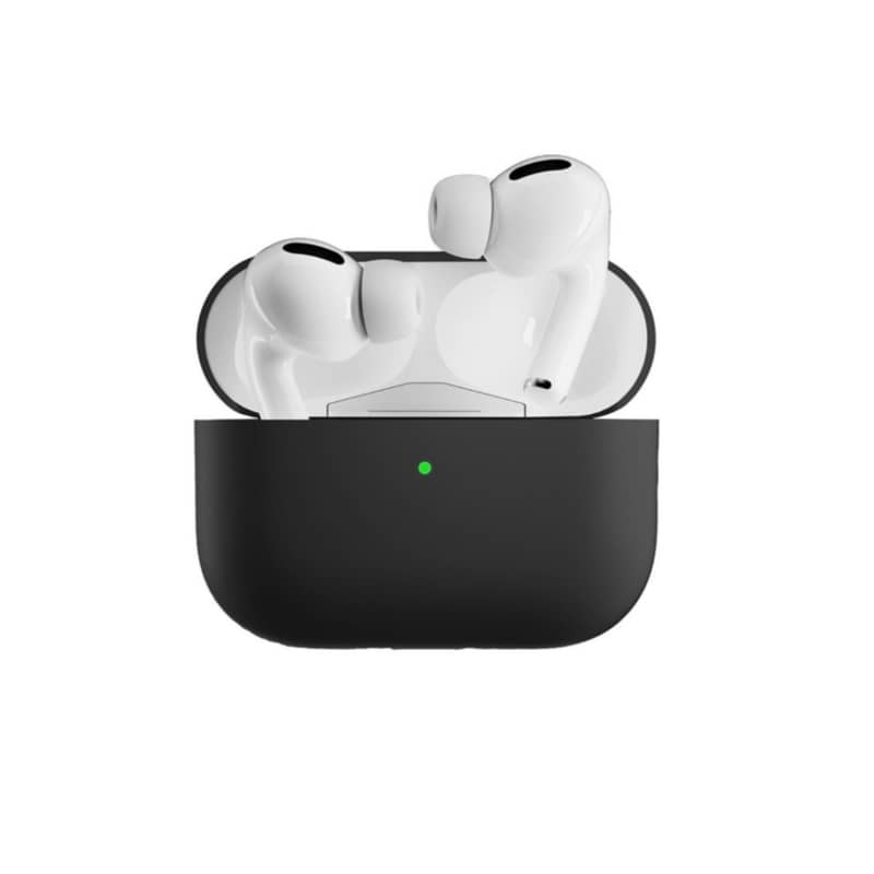 AirPods Pro 2 / AirPods Pro Silikon Hlle Schwarz (Matt)