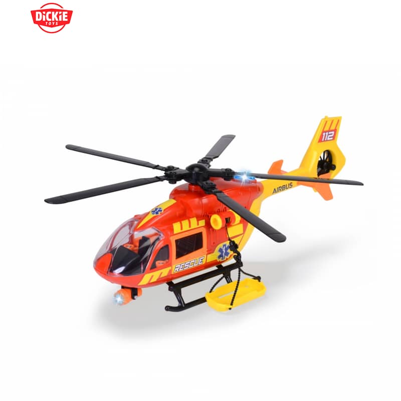 Dickie Toys Ambulance Jouet – Véhicule D'Urgence Avec Lumière, Son Et Portes Ouvrantes – Roue Libre Pour Enfants Dès 3 Ans