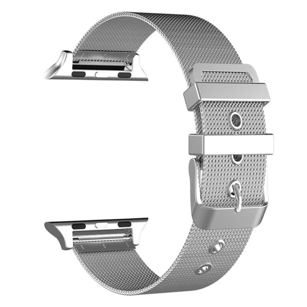 Apple Watch(49/46/45/44 mm) Armband Dornschliesse Silber