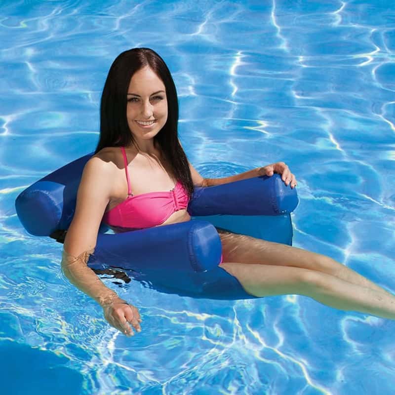 Luftmatratze Hängematte Poolsitz Schwimmsessel Badematte Pool Wasserliege NEU 
