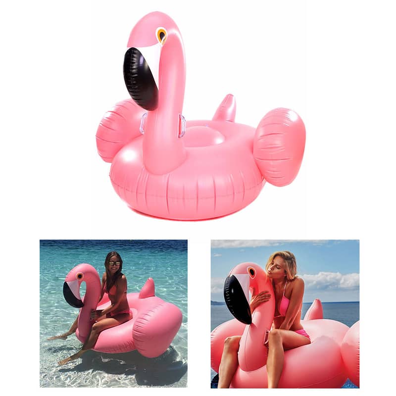 Aufblasbares Riesen Flamingo Luftmatratze (150cm)