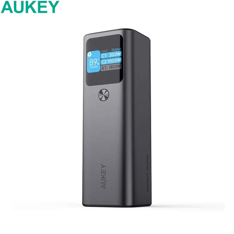Aukey 140W SprintX 27600mAh Dual USB C/USB A Power Bank