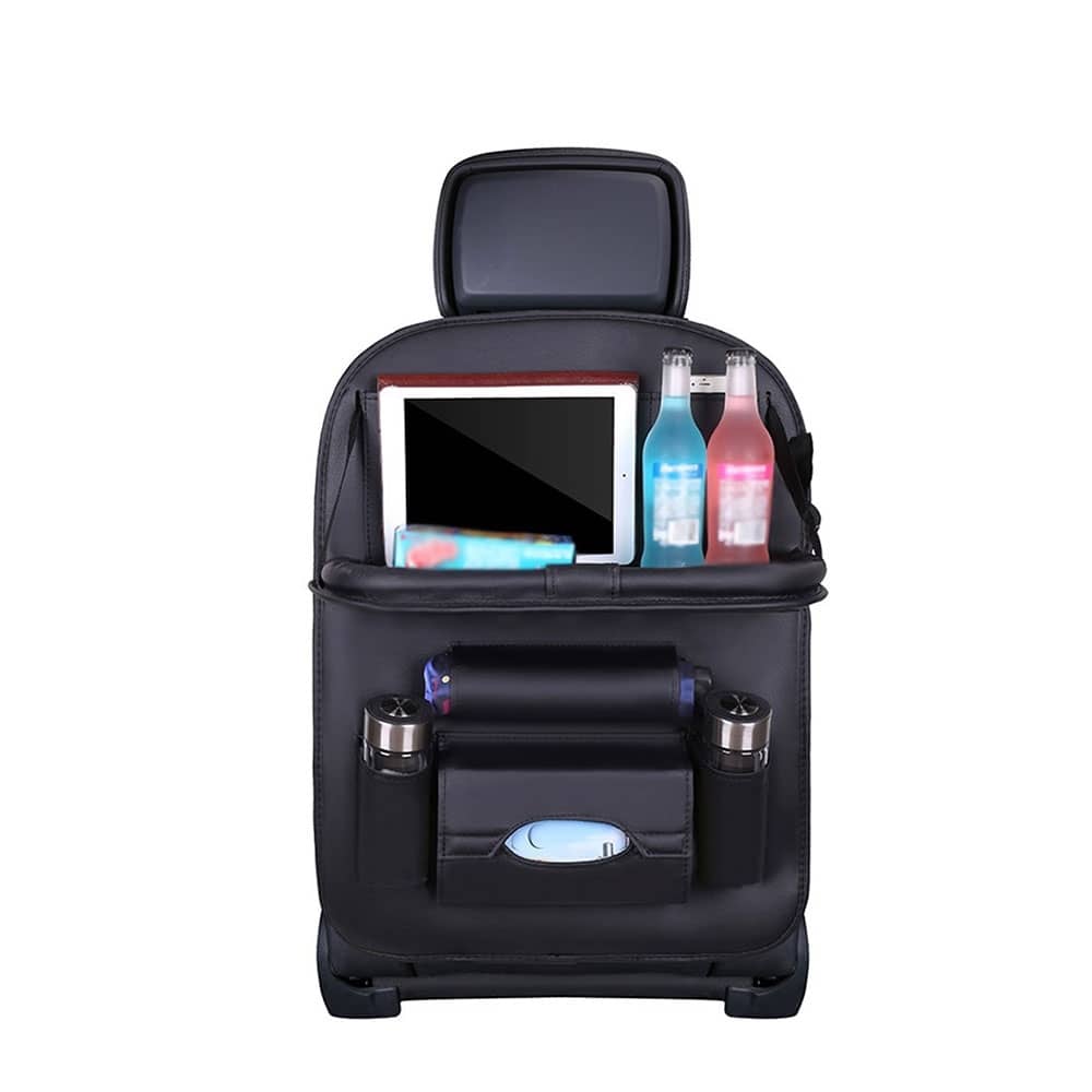 Luxja Auto-Organizer Für Den Beifahrersitz – Ordnung Im Auto, Schwarz | Praktische Aufbewahrungstasche