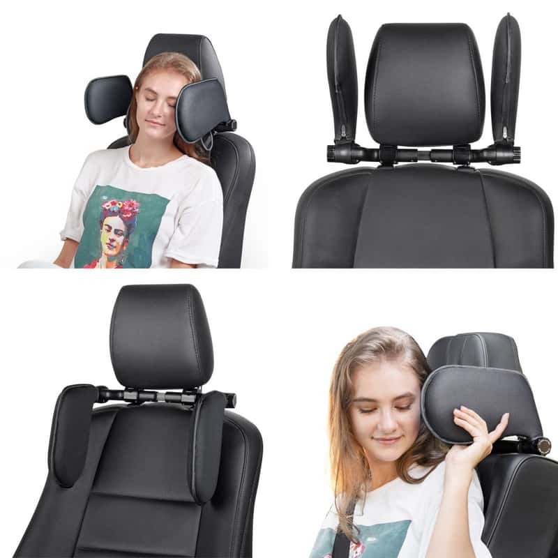KAEFUYS Kopfstütze Auto Kinder Nackenstütze Auto Autositz Nackenstütze  Verstellbare Nackenkissen Autokissen 360°Einstellbar Komfort für Erwachsene  und Kinder beim Fahren oder Reisen im Auto : : Baby