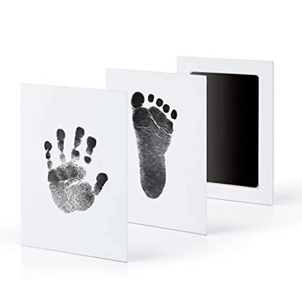Baby Hand- & Fußabdruck Set - 4 Tintenlose Stempelkissen Für Babys & Haustiere