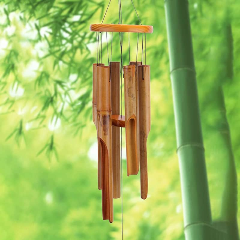 Bambus Windspiel Outdoor Garten Deko Klangspiel