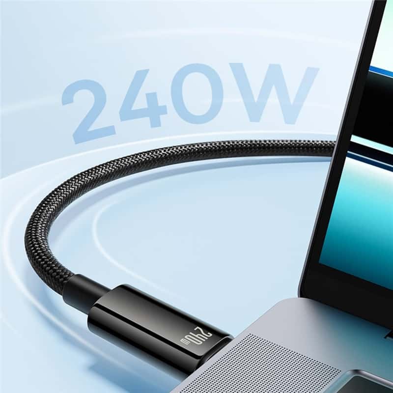 Baseus (2m) 240W USB C Ladekabel Power Delivery 3.1