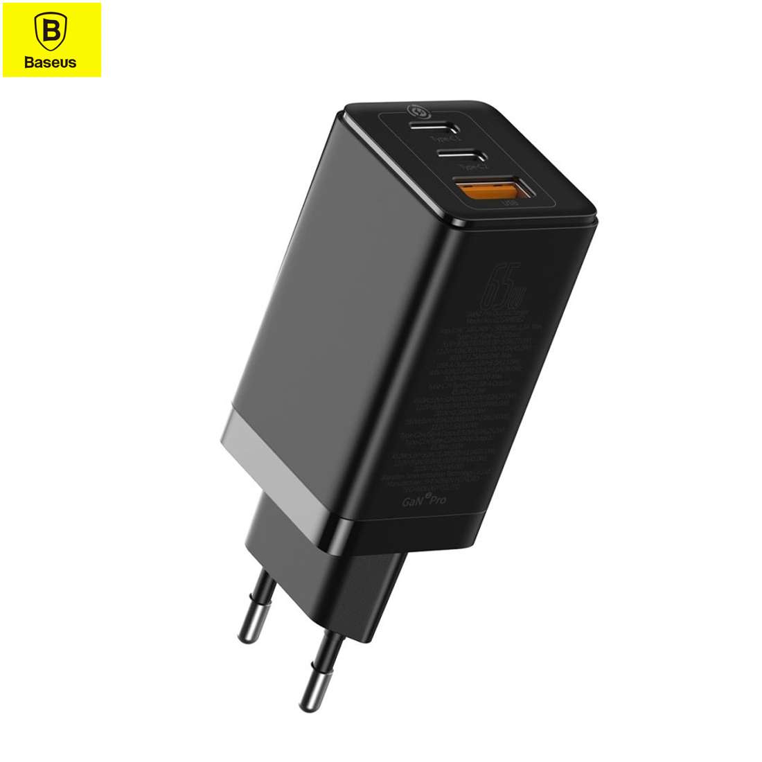 Baseus 65W GaN Ladegerät + 100W PD USB-C Kabel