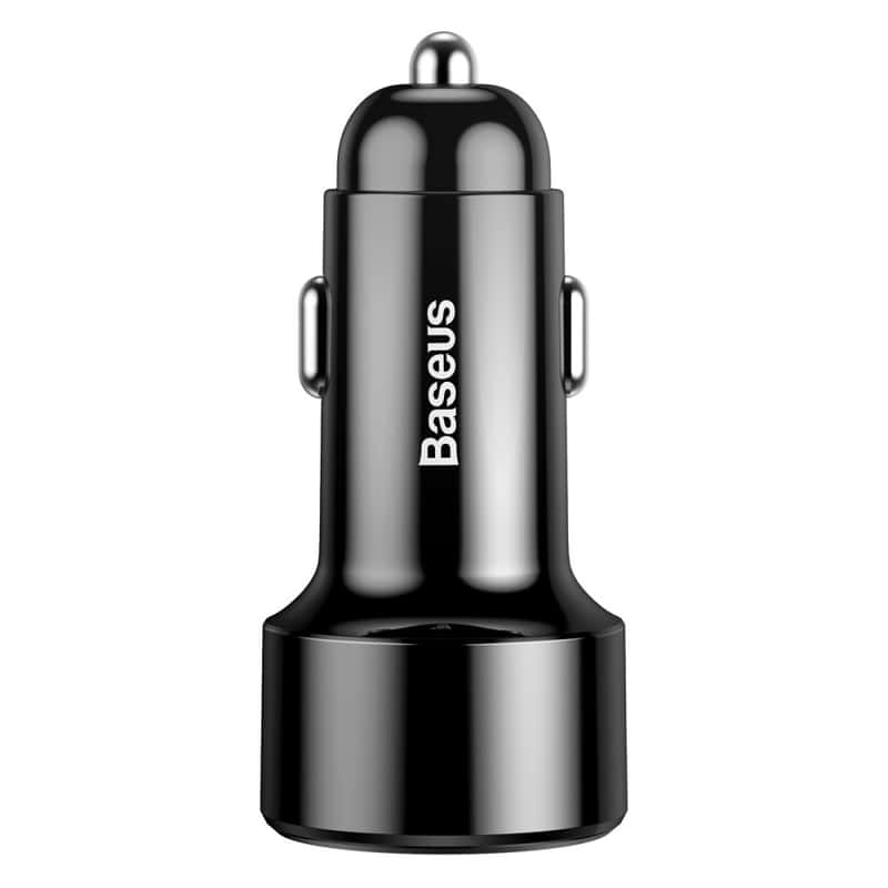 Baseus Alu 45W USB/USB C KFZ Auto Ladegerät Schwarz
