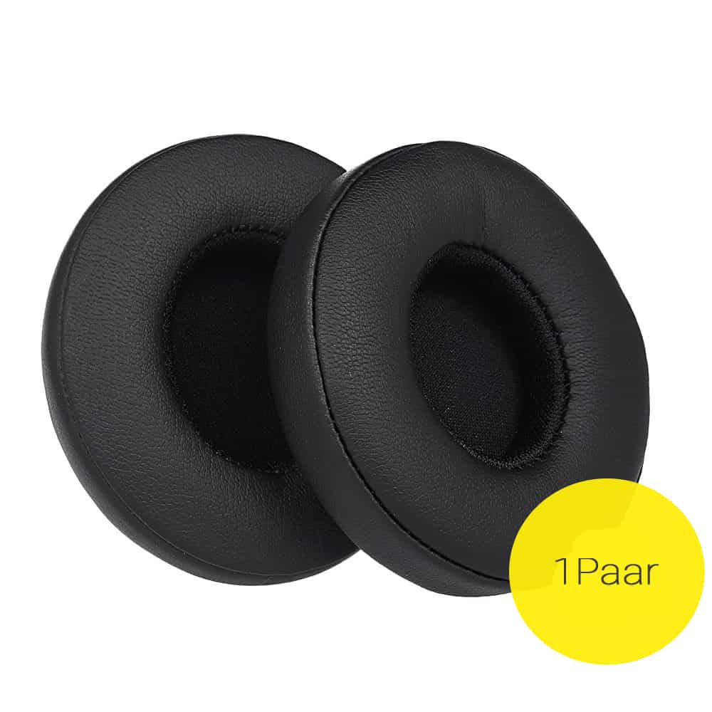 Beats Solo 3/2 Leder Ersatz Polster Kopfhörer Schwarz