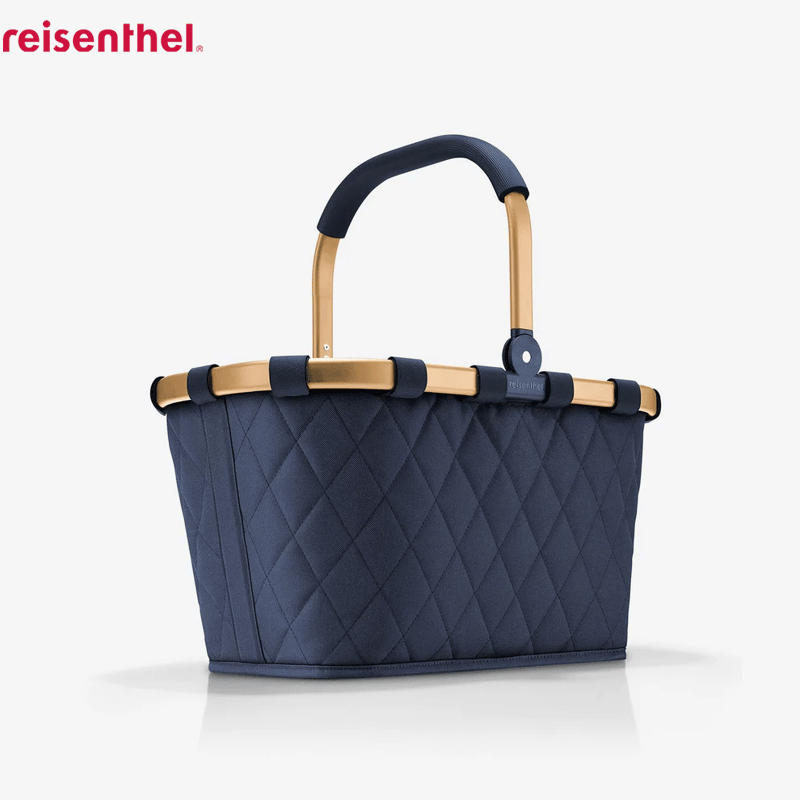 Reisenthel 22l Carrybag Korb Rhombus Midnight Gold