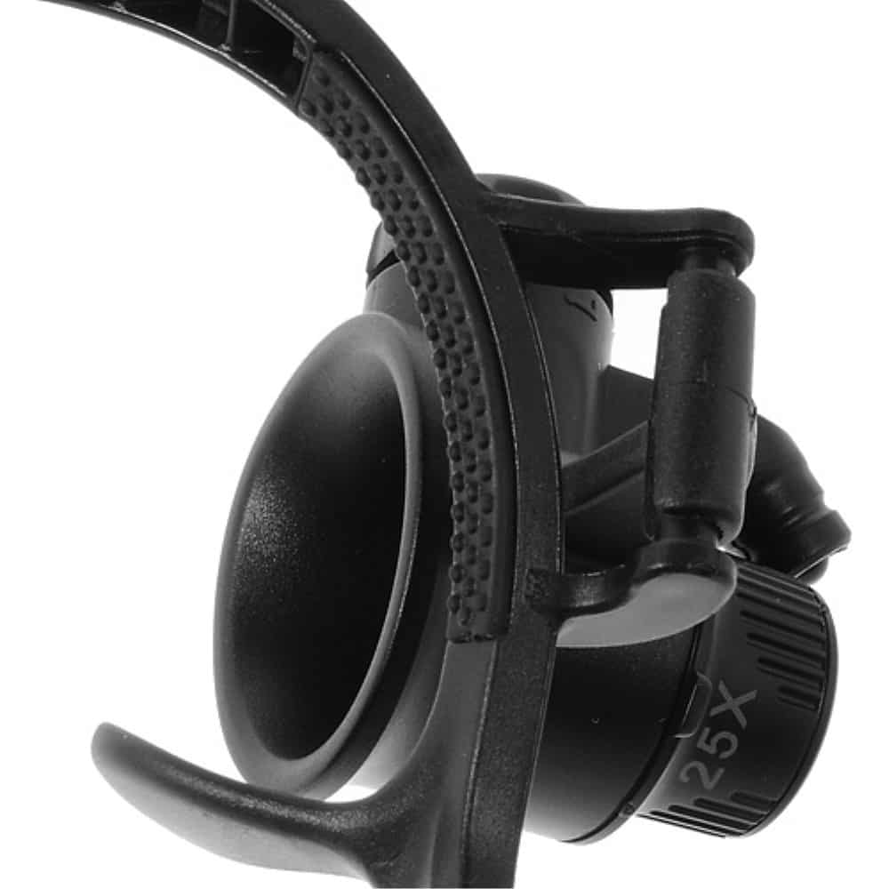 Reparatur Brille Lupe LED Licht (25 x Zoom)