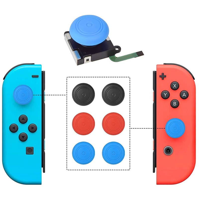 Nintendo Switch Joy Con Reparatur Set+Joystick Ersatz