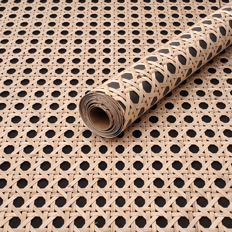 88x300cm Selbstklebende Folien Tapete Rattan Deko