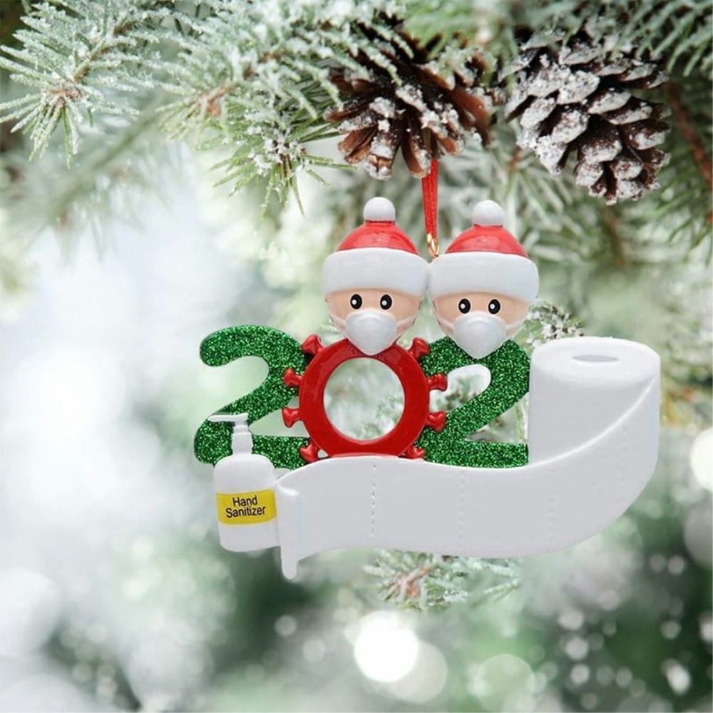 Christbaum Anhanger Weihnachtsbaum Maske 3 Personen