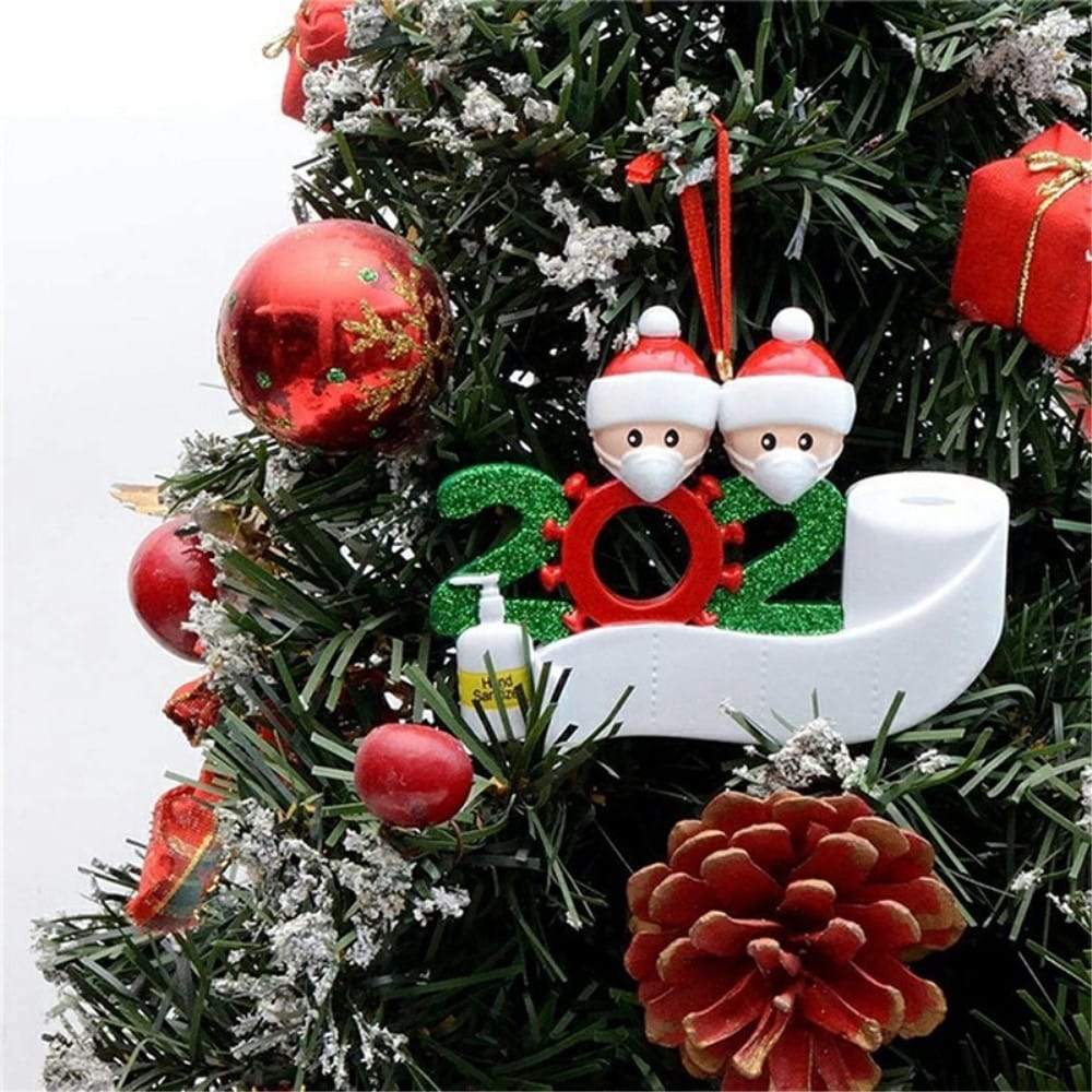 Christbaum Anhanger Weihnachtsbaum Maske 2 Personen