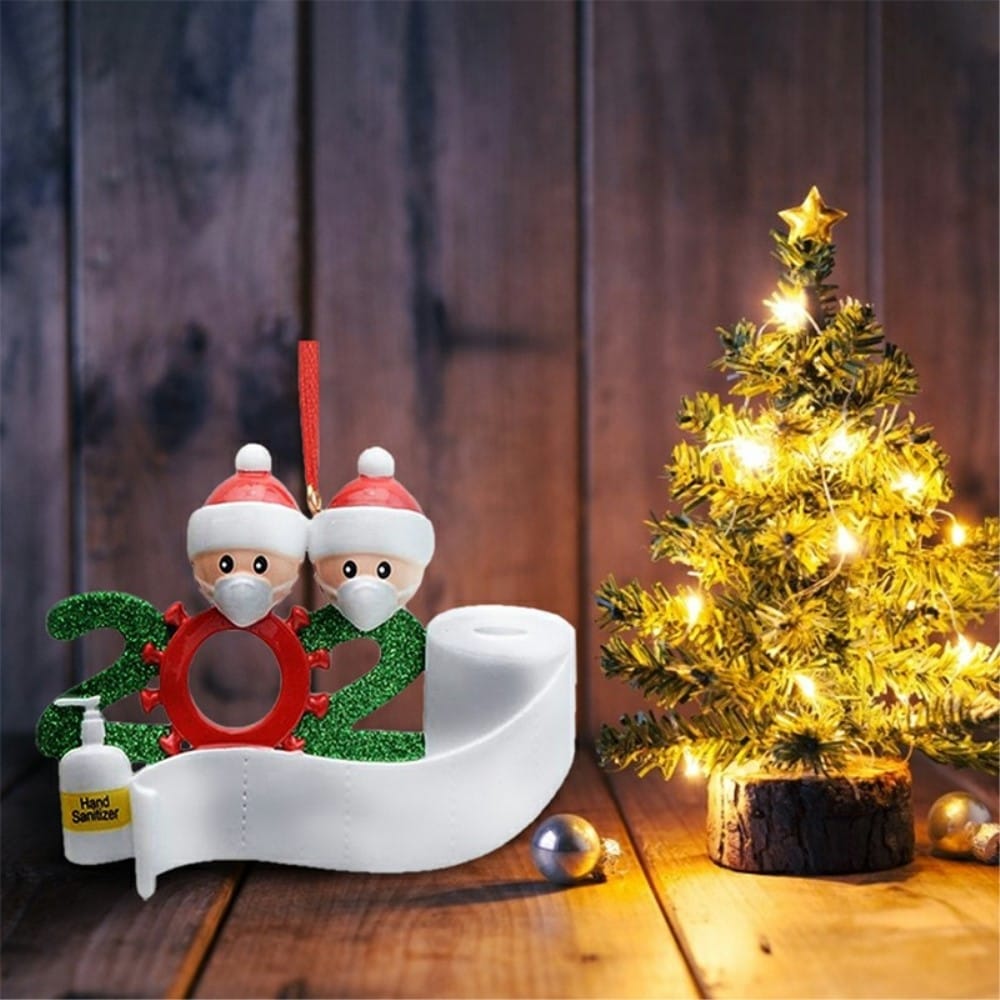 Christbaum Anhanger Weihnachtsbaum Maske 2 Personen