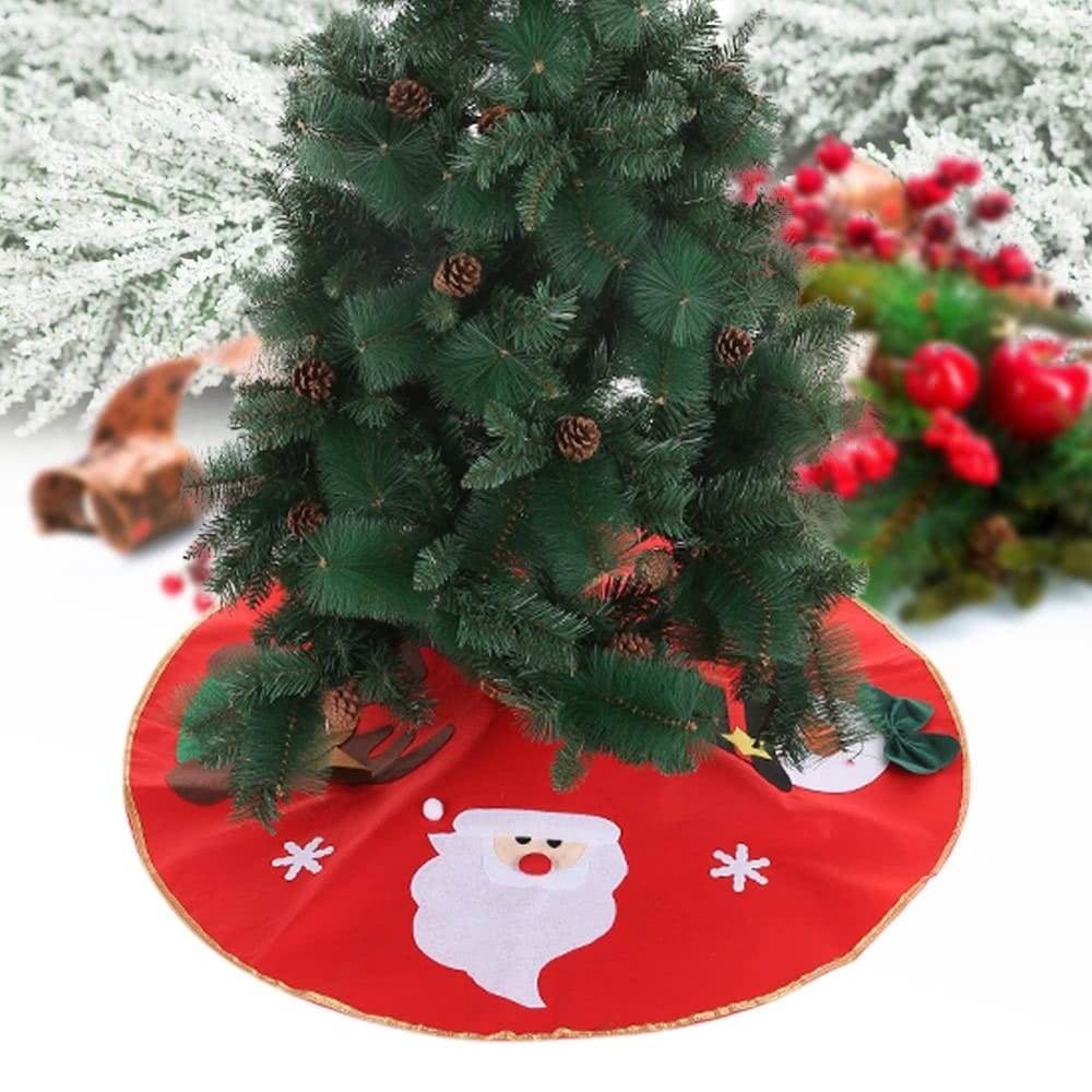 Weihnachtsbaum Decke Tannenbaum Rock Unterlage 100cm