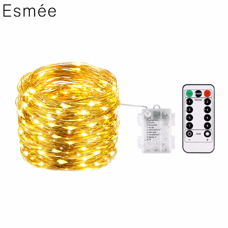 Esmée 20m LED Deko Flaschenlicht Lichterkette Warmweiss