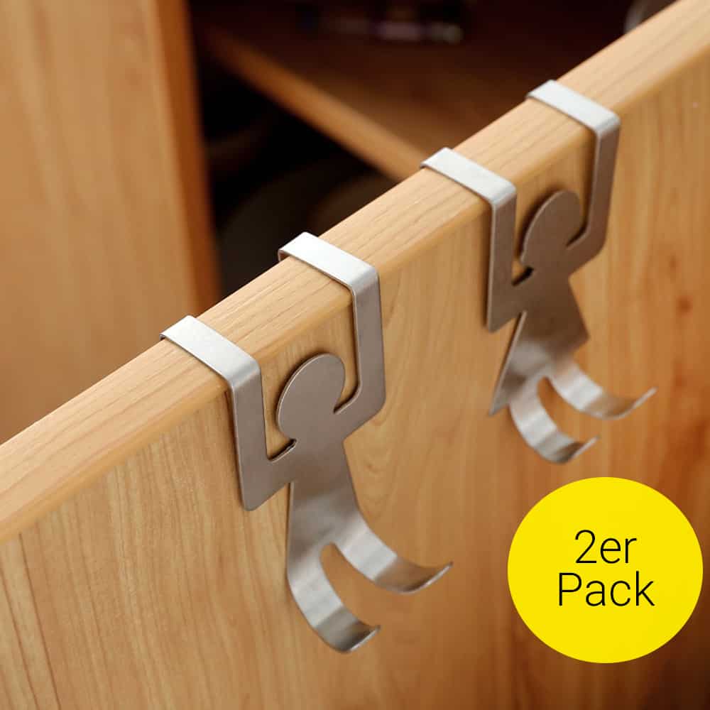 Hisdricus 10er Set Türhaken - Stabile Kleiderhaken Für Alle Türen