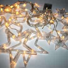 Lichterkette 140 Cm Wollbommeln Und Glocken Warmweiße 20 Nano-LED | Online-Verkauf Bei