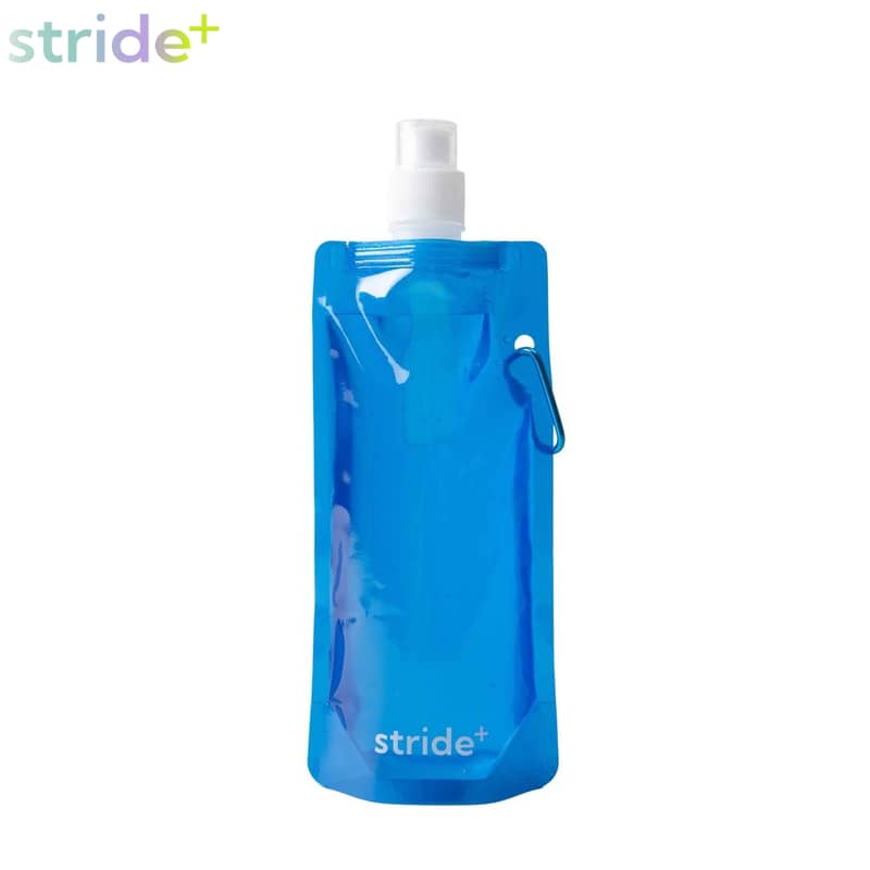 Stride Trinkblase Faltbare Wasserbeutel Flasche Blau