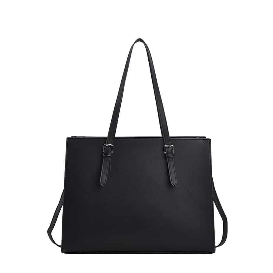 Almadih Ledertasche Damen UmhÃ¤ngetasche Schwarz Almadih