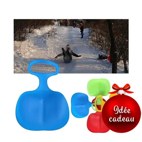 Snow Play Assiette Antidérapante 60 Cm – Légère 555 G, Poignées Double Face, Plastique Durable, Idéale Neige Ou Sable