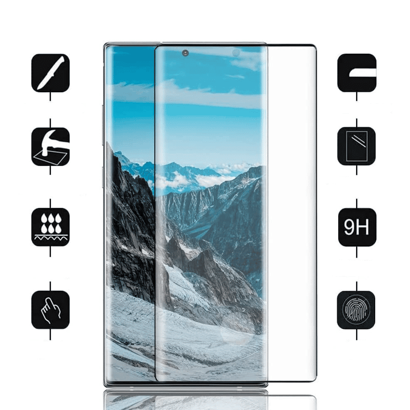 Apfelkiste Galaxy S22 Ultra Glas Folie Case Friendly