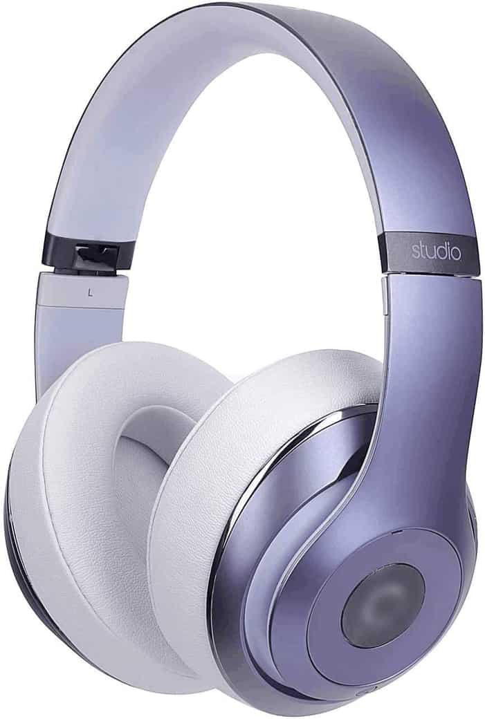 Beats Studio 3/2 Leder Ersatz Polster Kopfhörer Weiss