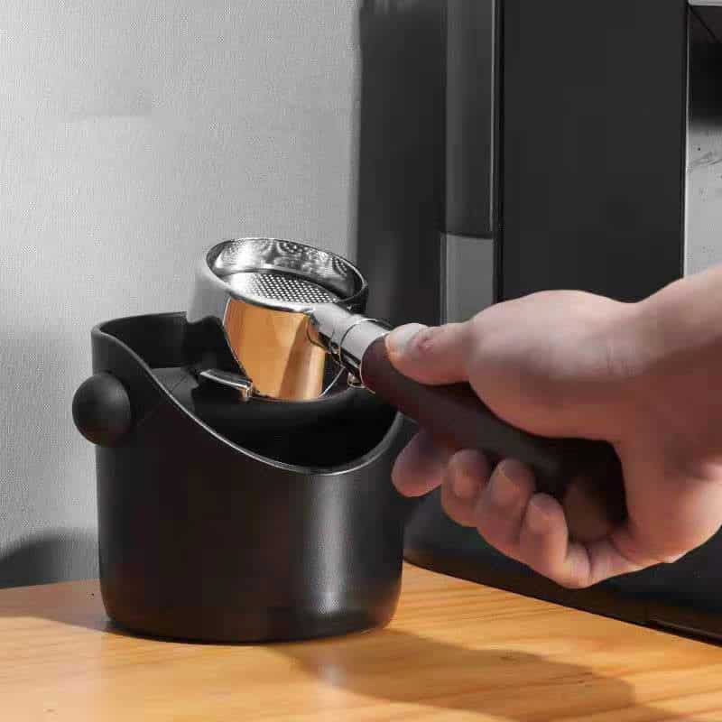 Homiflex Kaffee Knock Box - Edelstahl Abklopfbehälter Für Siebträger