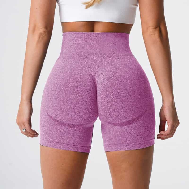 S) Elastische Leggings Sport Shorts Rosa