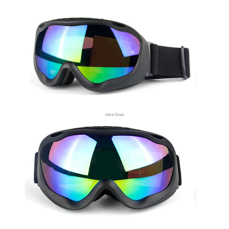 Skibrille 2BL in Schwarz UV Schutz Kinder Snowboard u Antibeschlag 