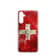 Samsung - Samsung Galaxy A34 5G Coque en caoutchouc Swiss Art - Rouge