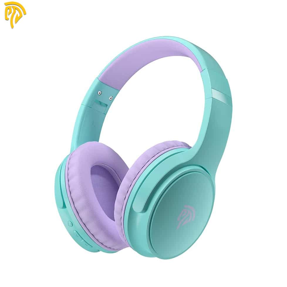 EasySMX Kinder Kopfhörer Klinke Türkis Lila