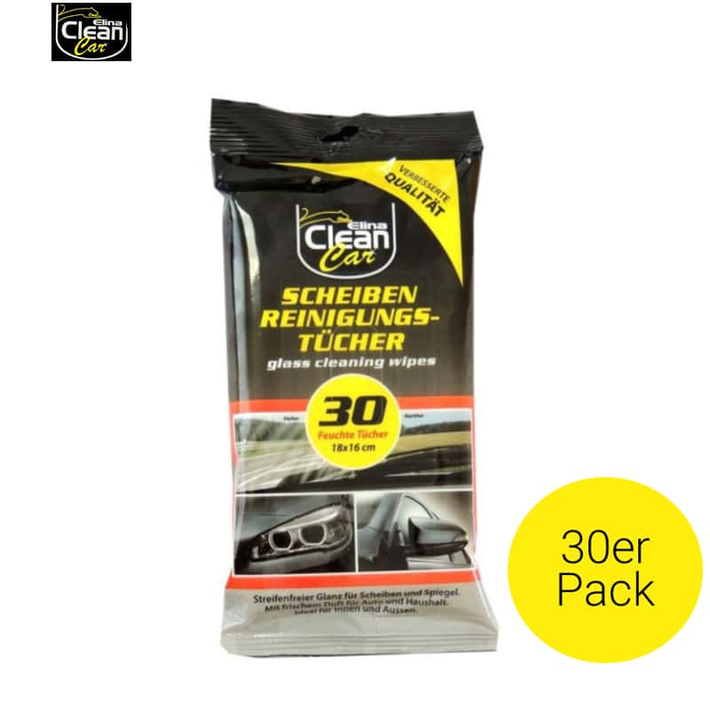 Elina Clean Car Auto Scheiben Reinigungs Feuchttücher