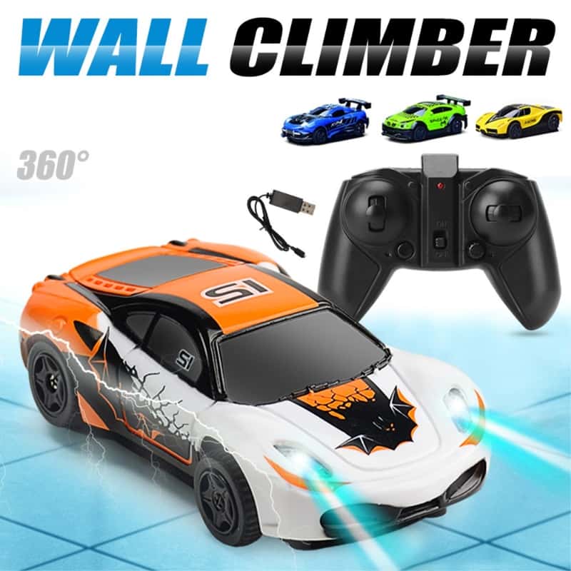 Ferngesteuertes Auto Wall Climing Car Wandklettern Auto 360 ° Rotation Stunt RC 