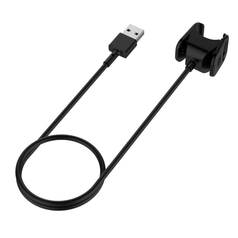 Fitbit Charge 4 3 USB Ladeger t Clip 55cm Schwarz