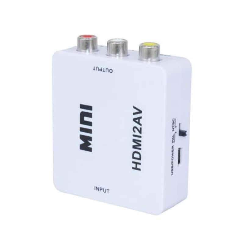 Eingang zu HDMI 1080P HD Audio Ausgang Konverter Adapter 3.5mm Jack Kabel 