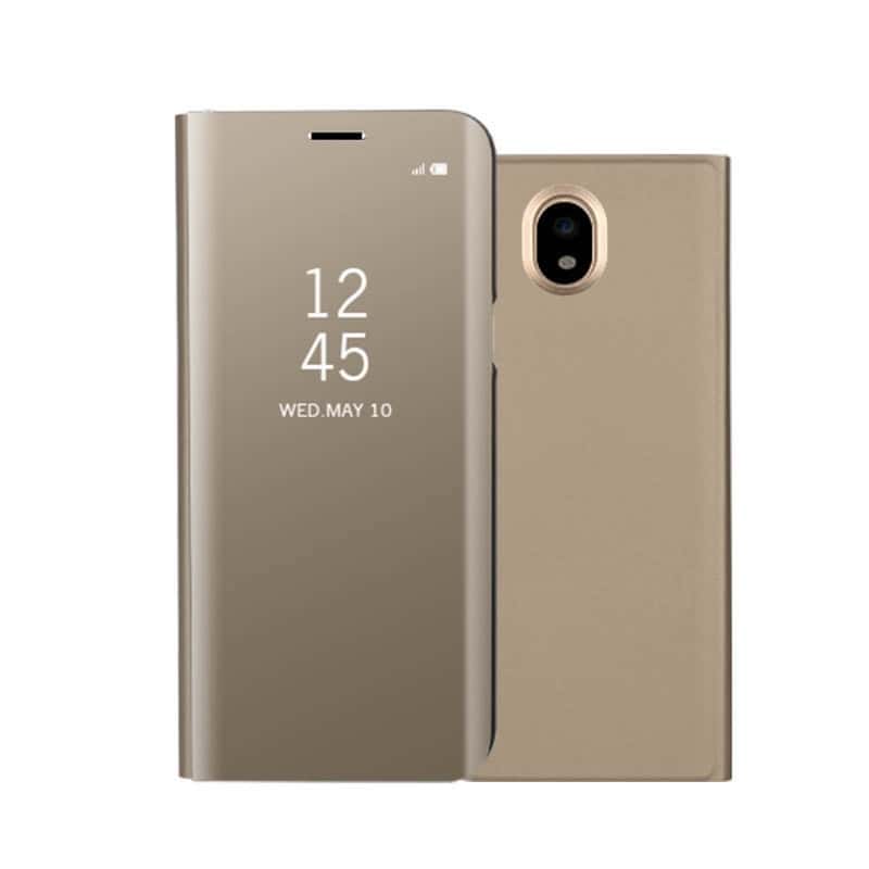 Galaxy J3 17 Clear View Standing Hulle Gold Galaxy J3 17 Clear View Standing Hulle Gold