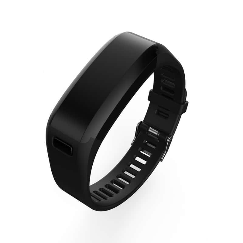 Silikon Ersatz Armband für Garmin Vivosmart HR Band Sport Smartwatch Schwarz 