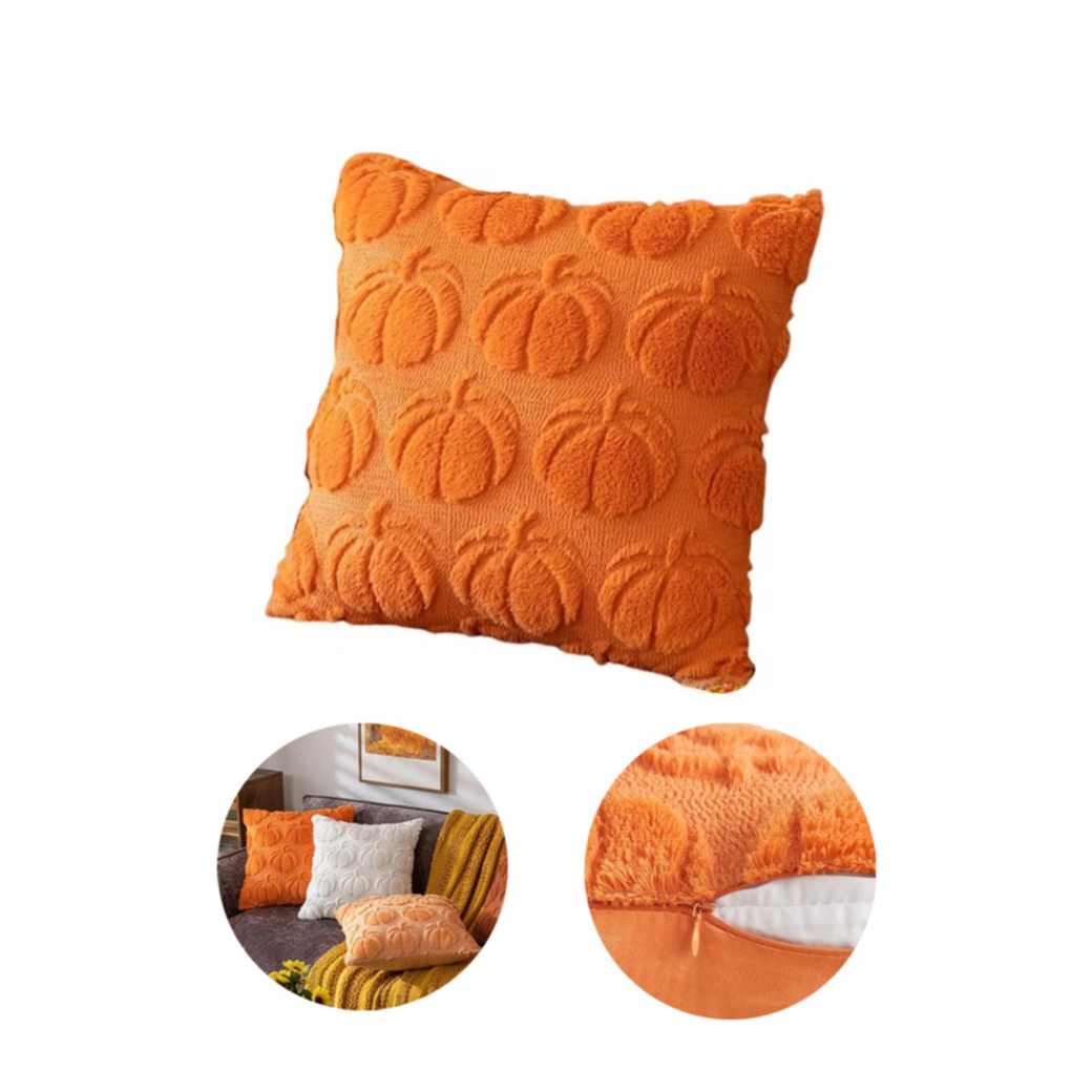 Masoog Kürbis Kissenbezug 43x43cm - Halloween Deko Für Sofa & Wohnzimmer