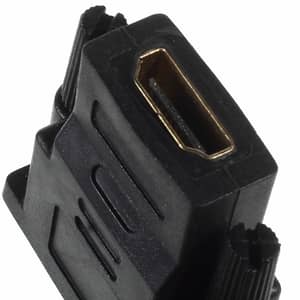 PureLink HA010 Adapter – DVI Auf HDMI (DVI-D Stecker Zu HDMI Buchse), Schwarz, Für Full HD