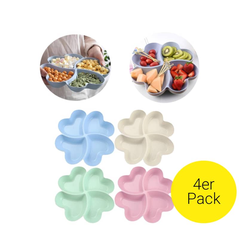 4er Set) Ø28.5cm Party Snack Teller Apéro Schale